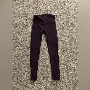 Lululemon Athletic Leggings Purple Mesh